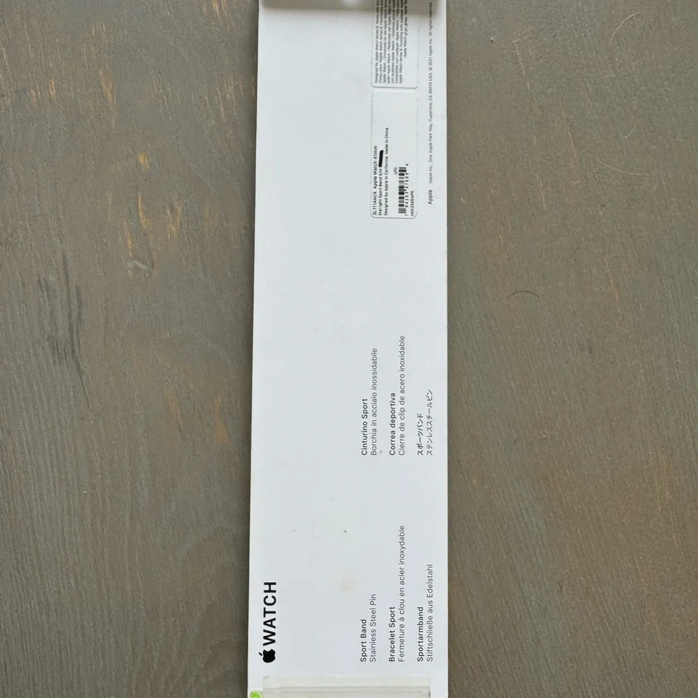 Apple Watch Sport Band 38mm 40mm 41mm Series 3 4 5 6 7 8 9 SE Starlight - Picture 2 of 6